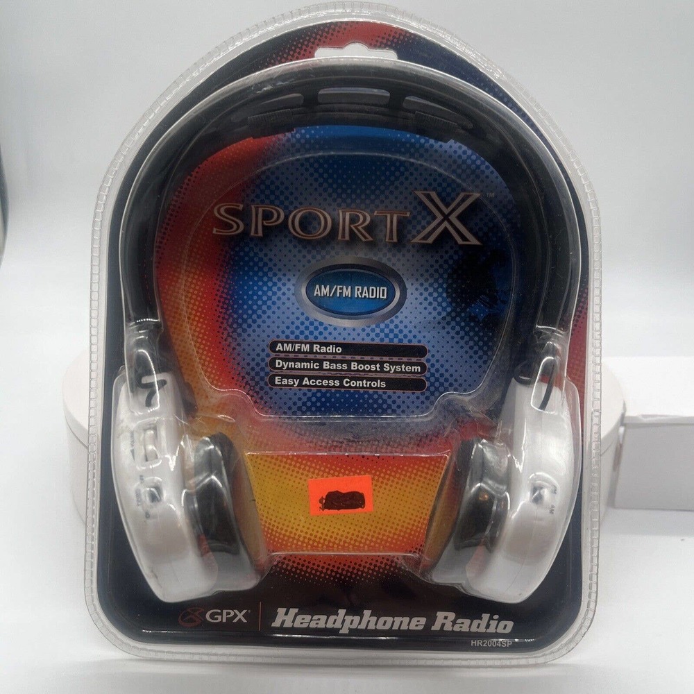NEW GPX Sport X Headphone Radio HDT4004SP AM/FM Jogger Wraparound